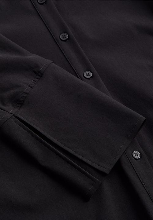 H&M - Twill shirt dress - black