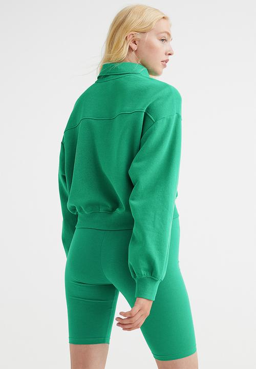 H&M - Zip-top sweatshirt - green