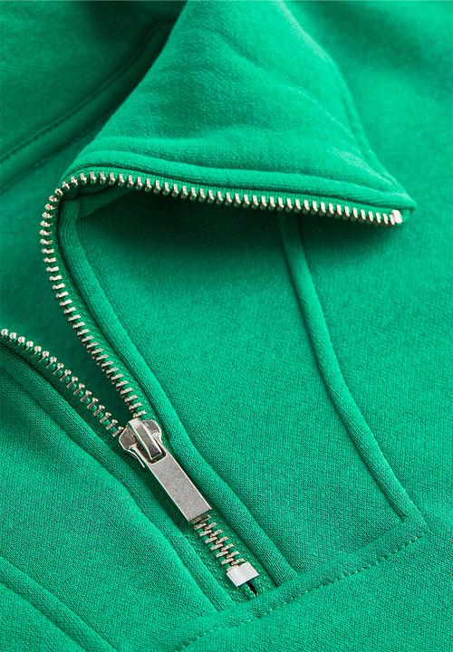 H&M - Zip-top sweatshirt - green