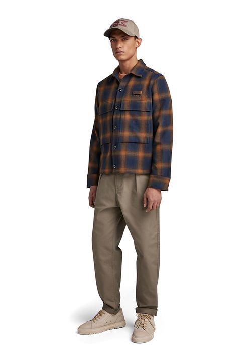 G-STAR - Pocketony service overshirt - sartho blue blur check