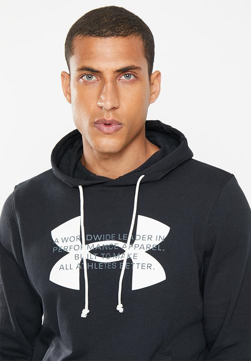 Under Armour - Ua rival terry logo hoodie - black