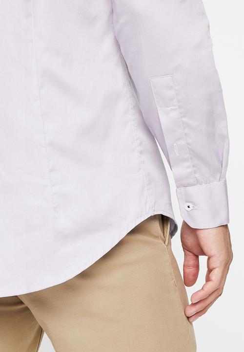 Ben Sherman - ESSENTIAL BEN SHERMAN SHIRT L/S - TITANIUM