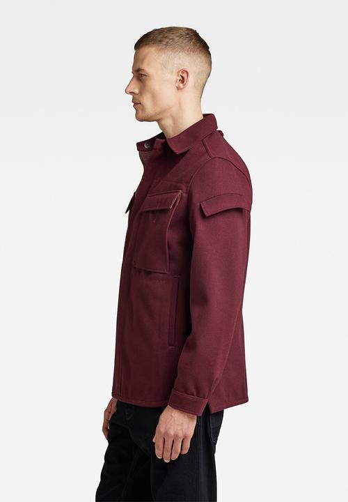 G-STAR - Mysterious overshirt - vineyard wine