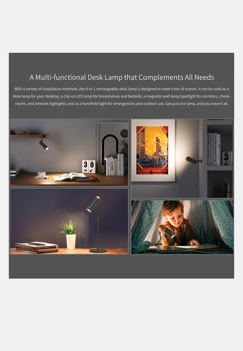 Yeelight - 4 in 1 Rechargeable Desk Lamp