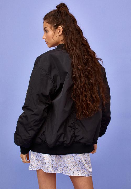 H&M - Padded bomber jacket - black
