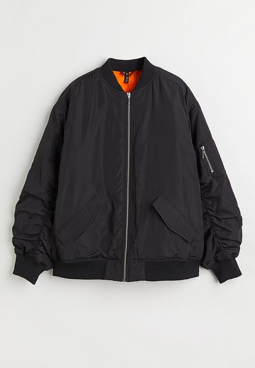 H&M - Padded bomber jacket - black