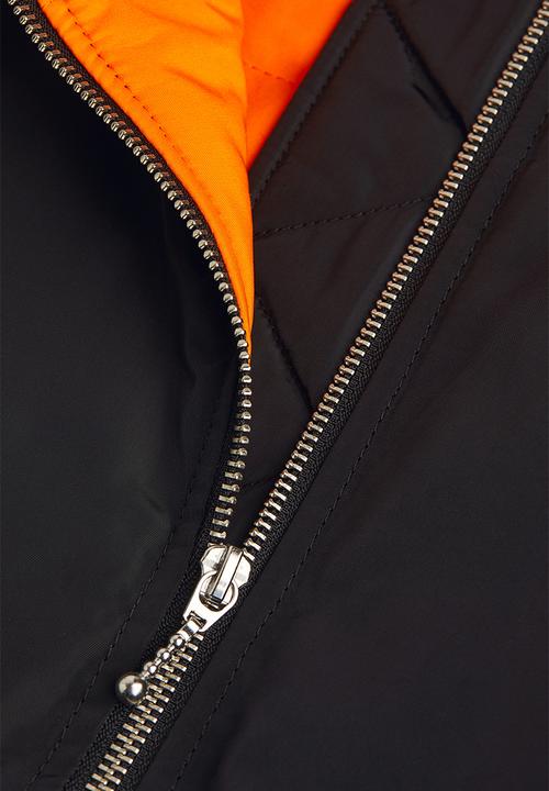 H&M - Padded bomber jacket - black