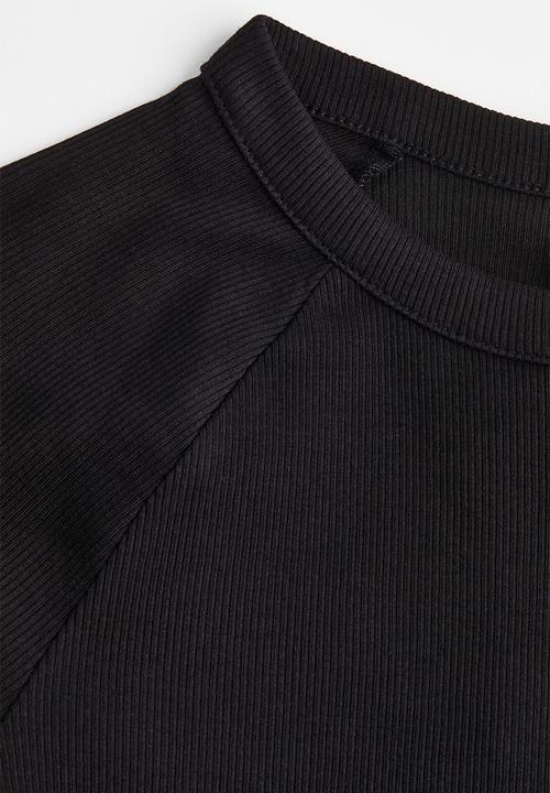 H&M - Ribbed top - black