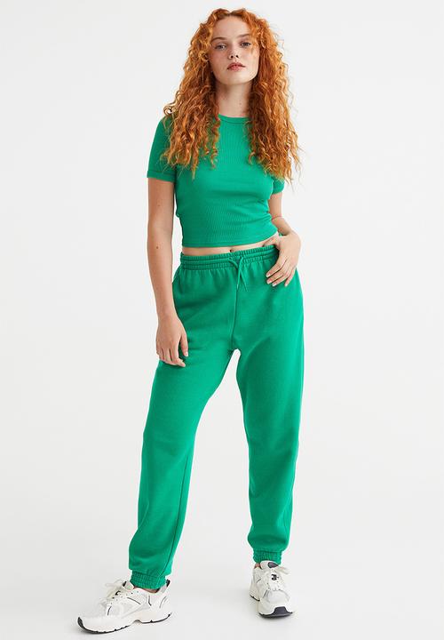 H&M - Ribbed top - green
