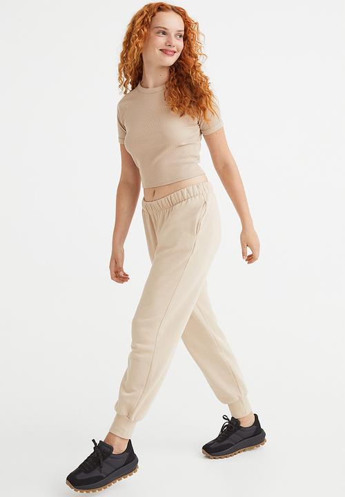 H&M - Ribbed top - beige