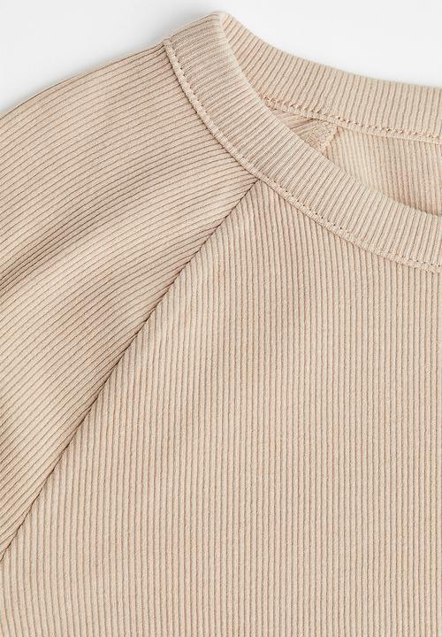 H&M - Ribbed top - beige