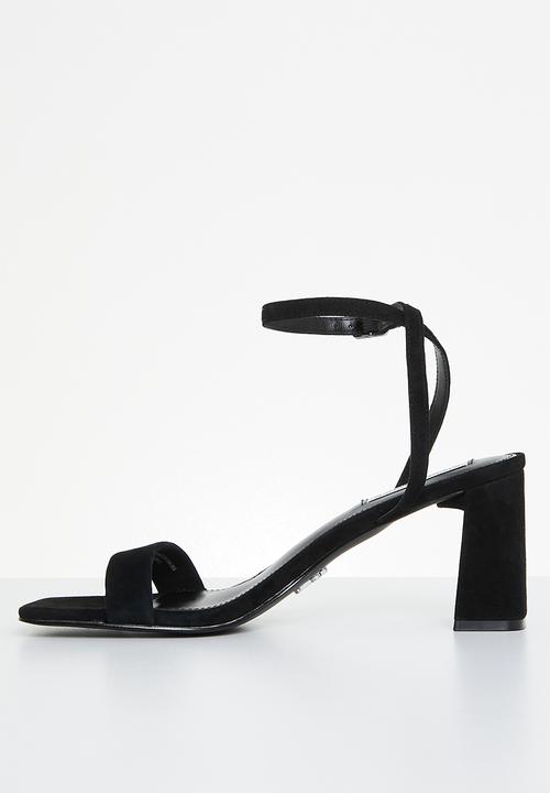 Steve Madden - Luxe block heel - black suede