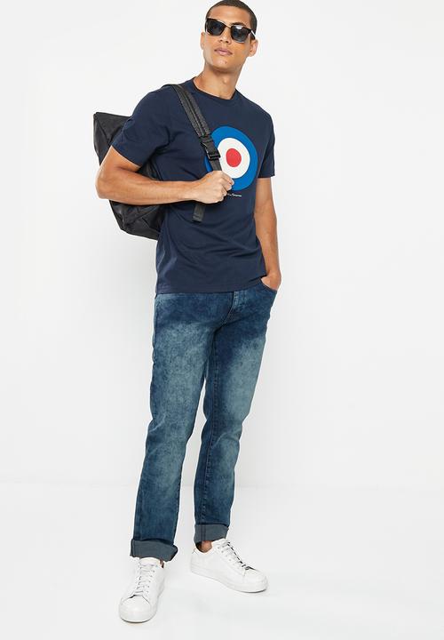 Ben Sherman - BIG TARGET TEE - NAVY
