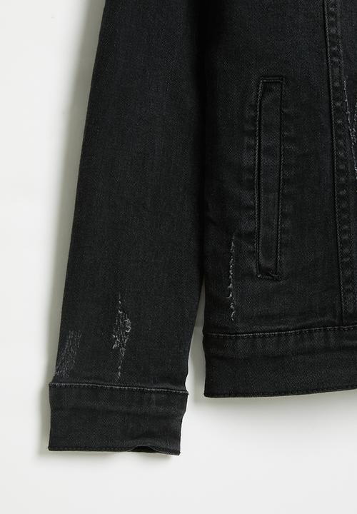 SOVIET - Denim jacket - black