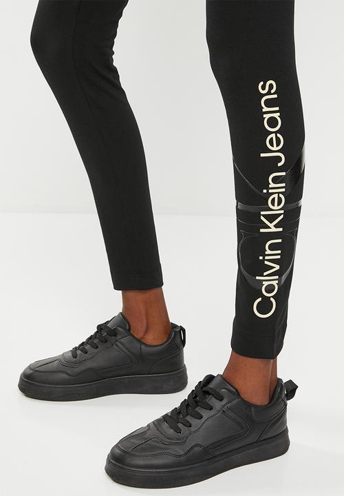 Calvin Klein - Glossy monogram leggings - ck black