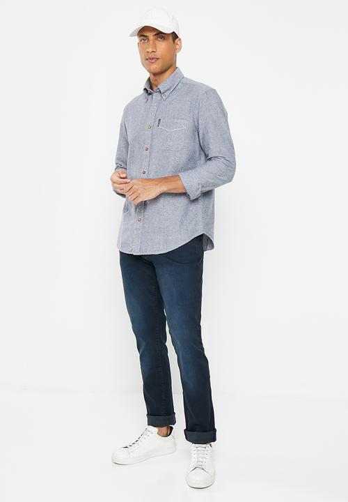 Ben Sherman - Cotton oxford shirt - midnight