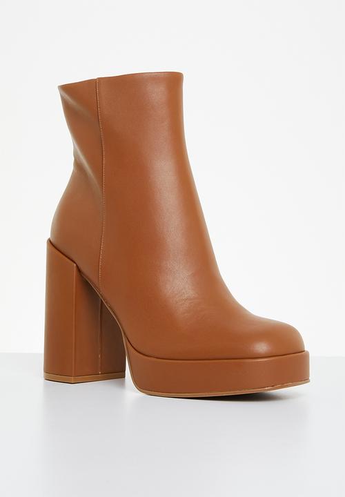 Steve Madden - Zenia boot - cognac
