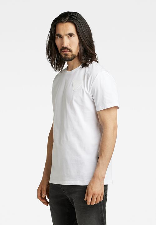 G-STAR - Shield chest hd r t - white