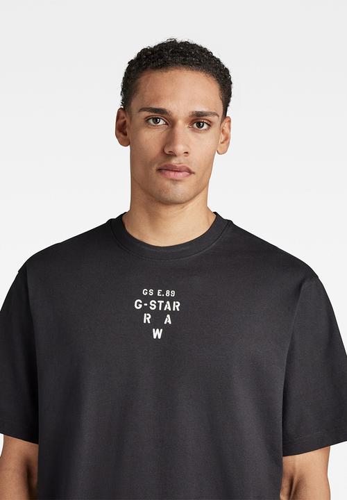 G-STAR - Stencil center gr boxy r t - dk black
