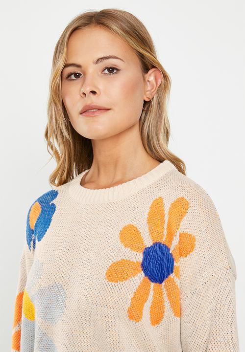 Cotton On - Everyone daisy sweater - placement floral 