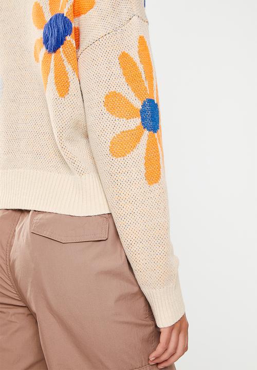 Cotton On - Everyone daisy sweater - placement floral 