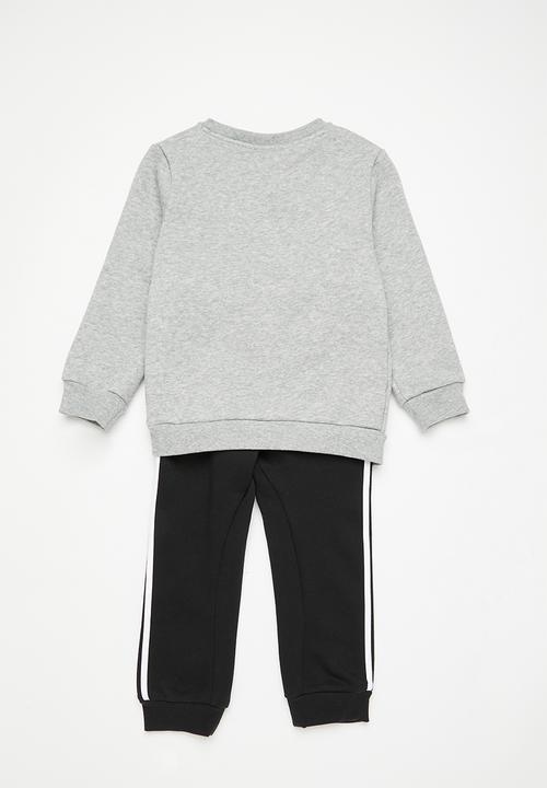 adidas Performance - I bos logo jog - medium grey heather/white
