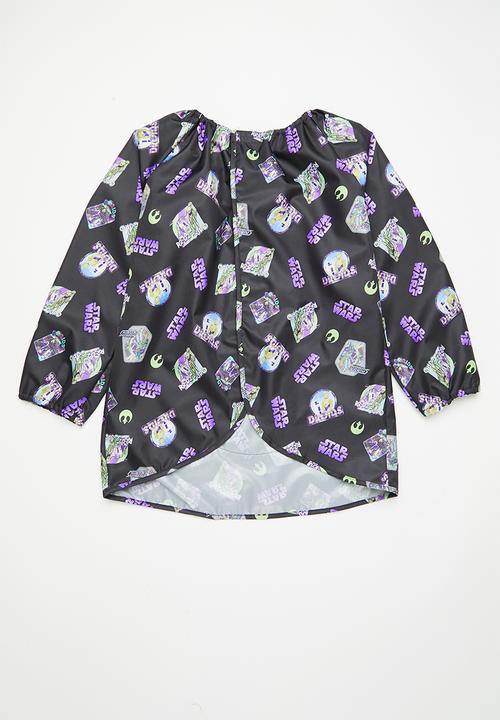 Cotton On - Licensed art smock - lcn luc star wars/droids repeat