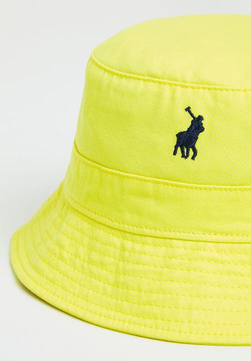 POLO - Mens classic twill bucket - yellow 