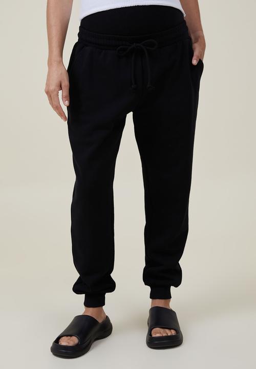 Cotton On - Maternity classic trackpant - black