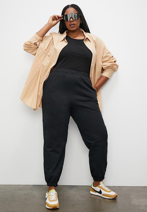 Superbalist - 2 Pack track pants - black & grey