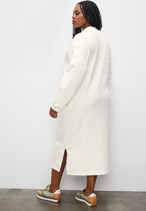 Superbalist - Sweat dress - white
