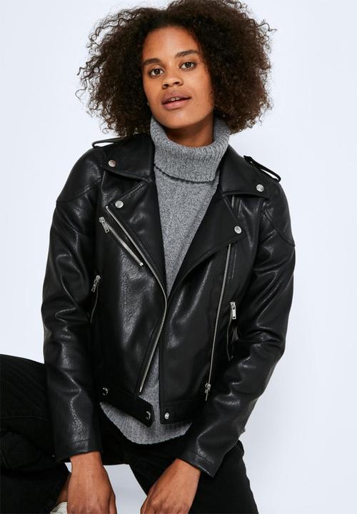 Noisy May - Rollo long sleeve jacket - black