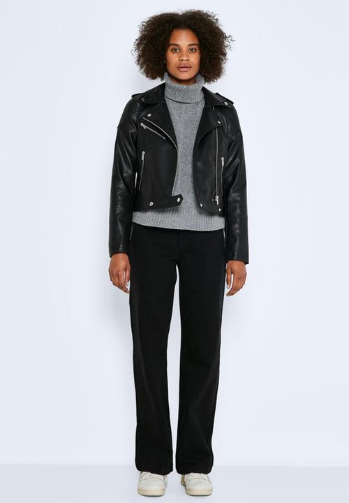 Noisy May - Rollo long sleeve jacket - black