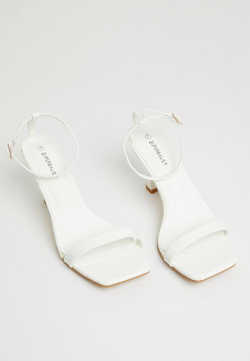Superbalist - Callen anklestrap heel - white