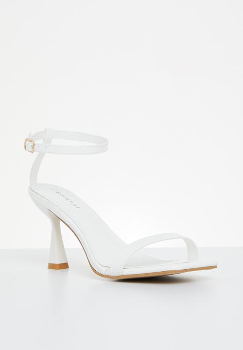 Superbalist - Callen anklestrap heel - white