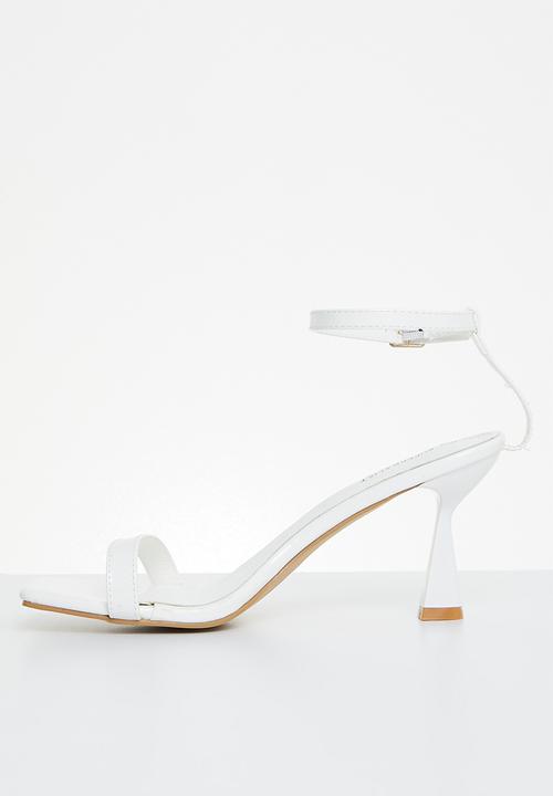 Superbalist - Callen anklestrap heel - white