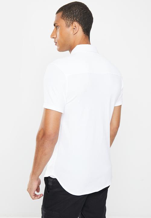 S.P.C.C - Devlin knit shirt - white