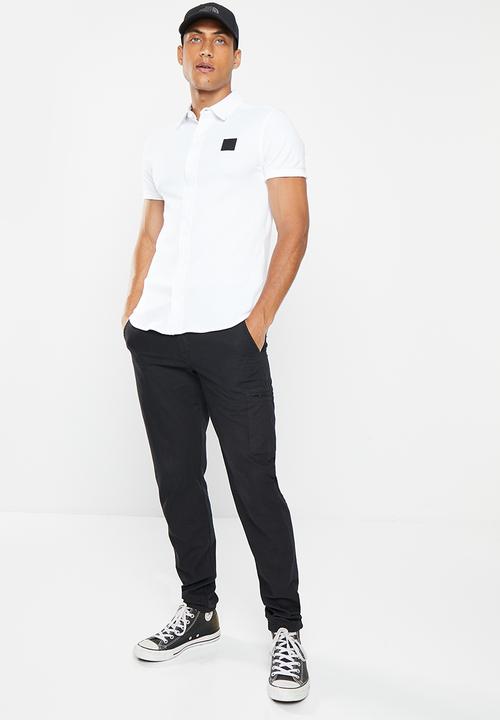 S.P.C.C - Devlin knit shirt - white
