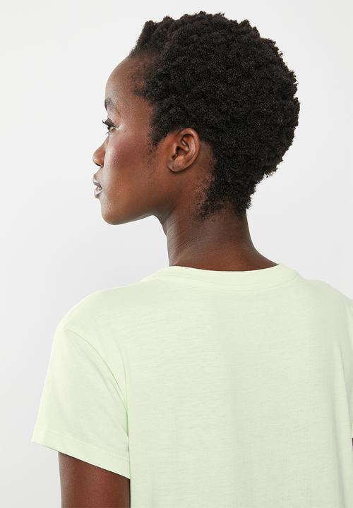 ASICS - Asics big logo tee iii - whisper green & slate grey