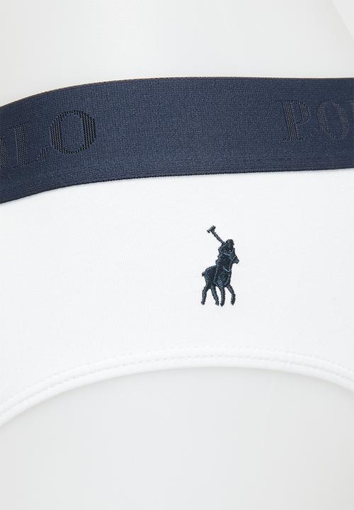 POLO - Men basic knit brief 3 pack - white