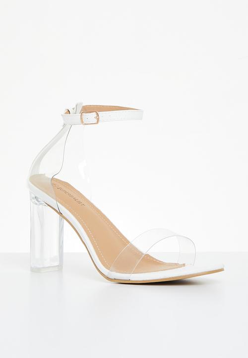 Superbalist - Jessa anklestrap block heel - white