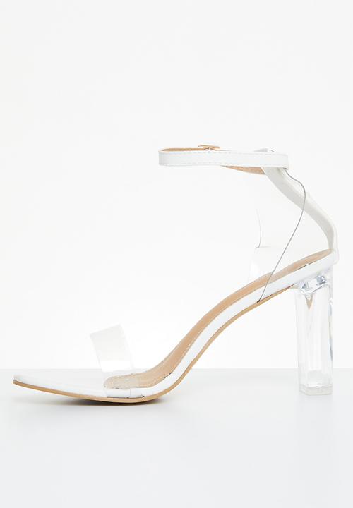 Superbalist - Jessa anklestrap block heel - white
