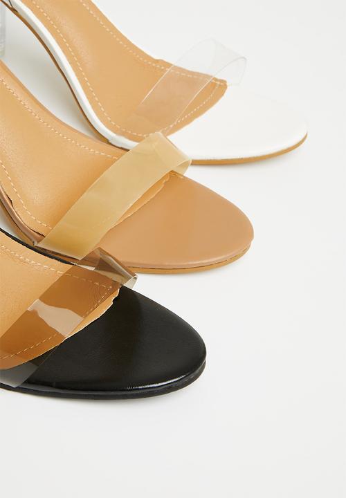 Superbalist - Jessa anklestrap block heel - white