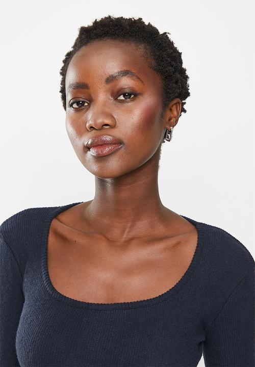 Trendyol - 2-Pack square dress - navy & grey