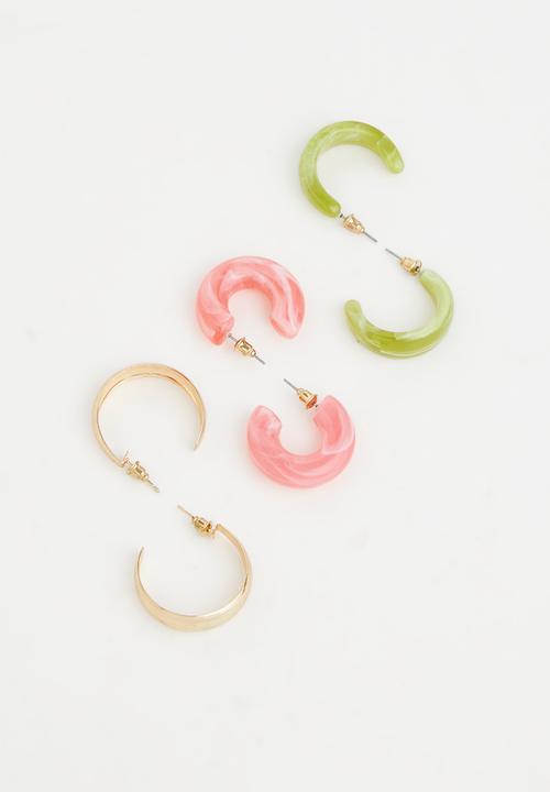 Superbalist - Nova 3 pack earring set - multi