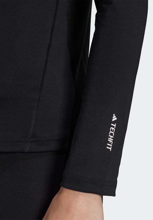adidas Performance - Tech fit train 14z long sleeve - black & white
