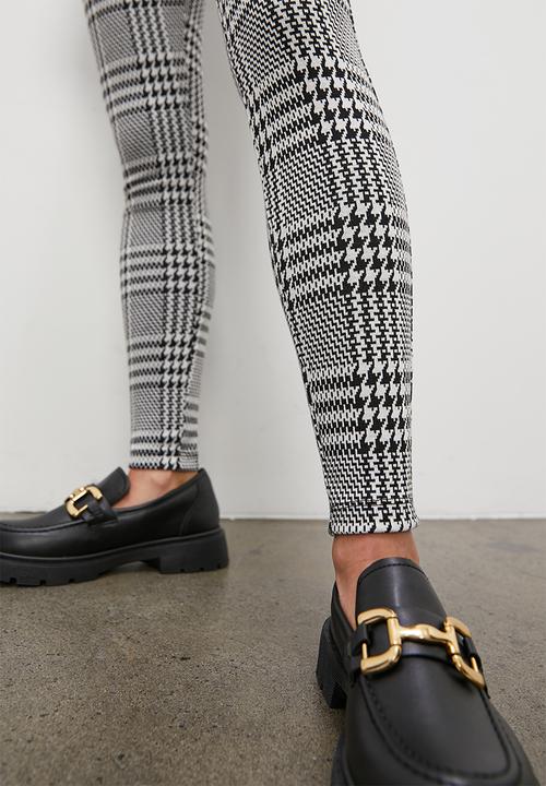 Blake - Zip detail tregging - gingham
