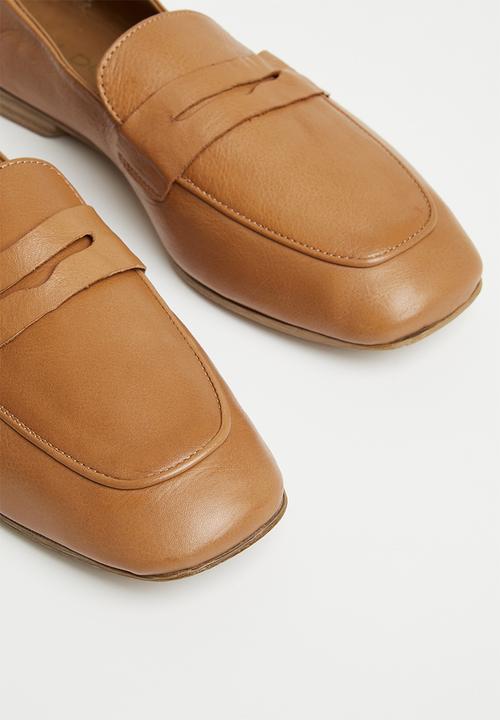 ALDO - Adelaide leather loafer - medium brown