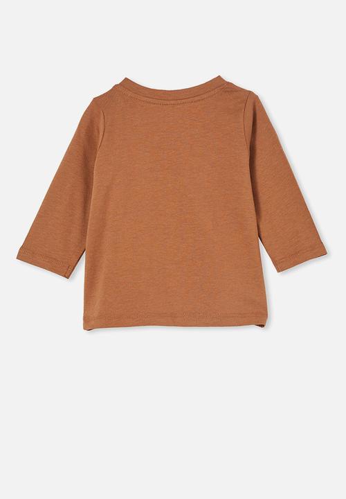 Cotton On - Jamie long sleeve tee - coco jumbo & free to roam
