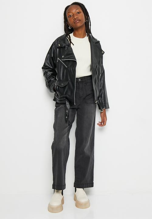 Pop Candy - Girls biker jacket - black